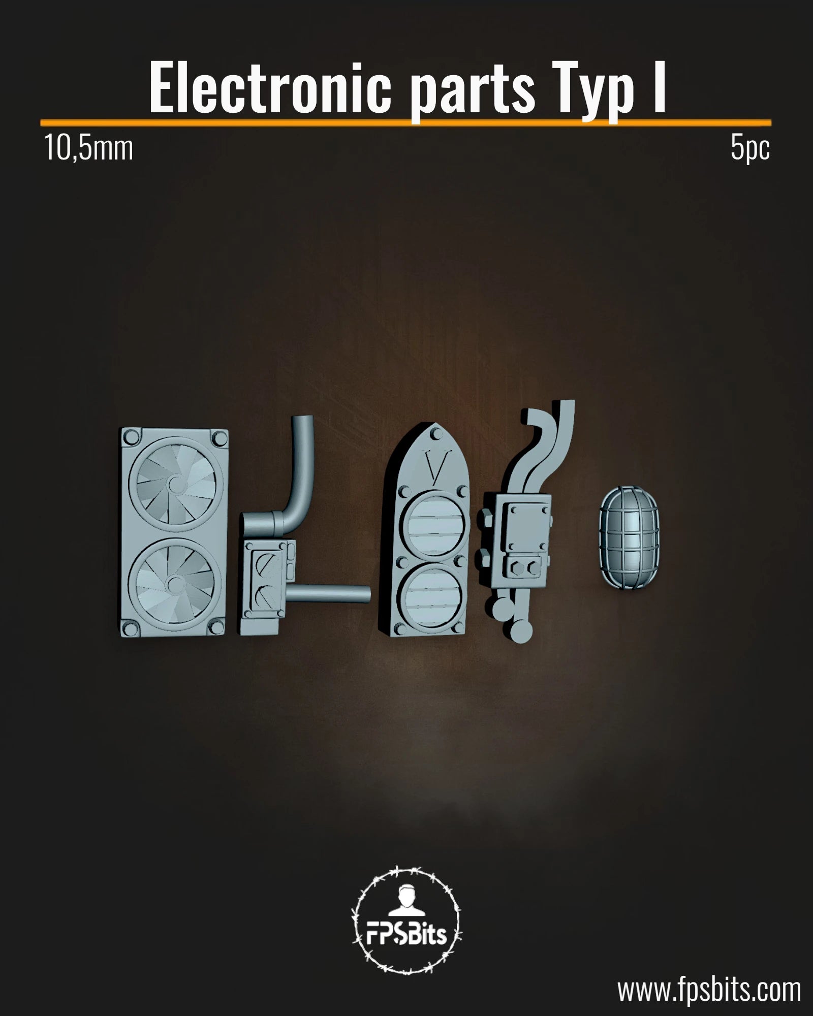 Elektronische Teile Sci-Fi Terrain Bits für Tabletop Dioramen – FPSBits