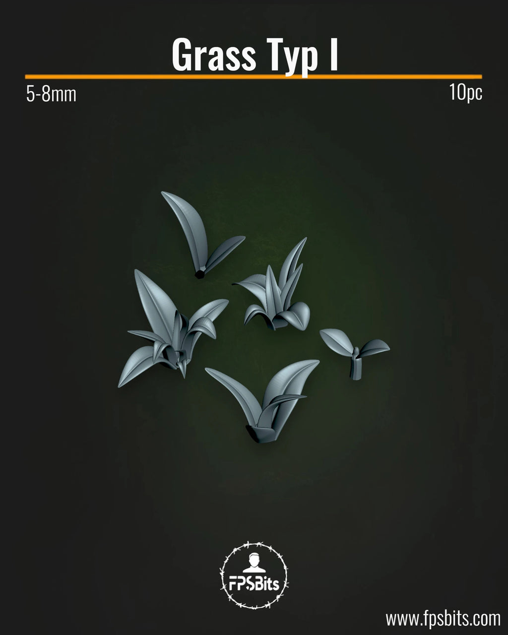Gras Pflanzen Bits für Tabletop Bases und Dioramen – FPSBits