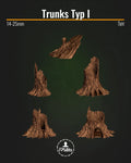Baumstämme Terrain Bits für Tabletop Wald Bases und Dioramen – FPSBits