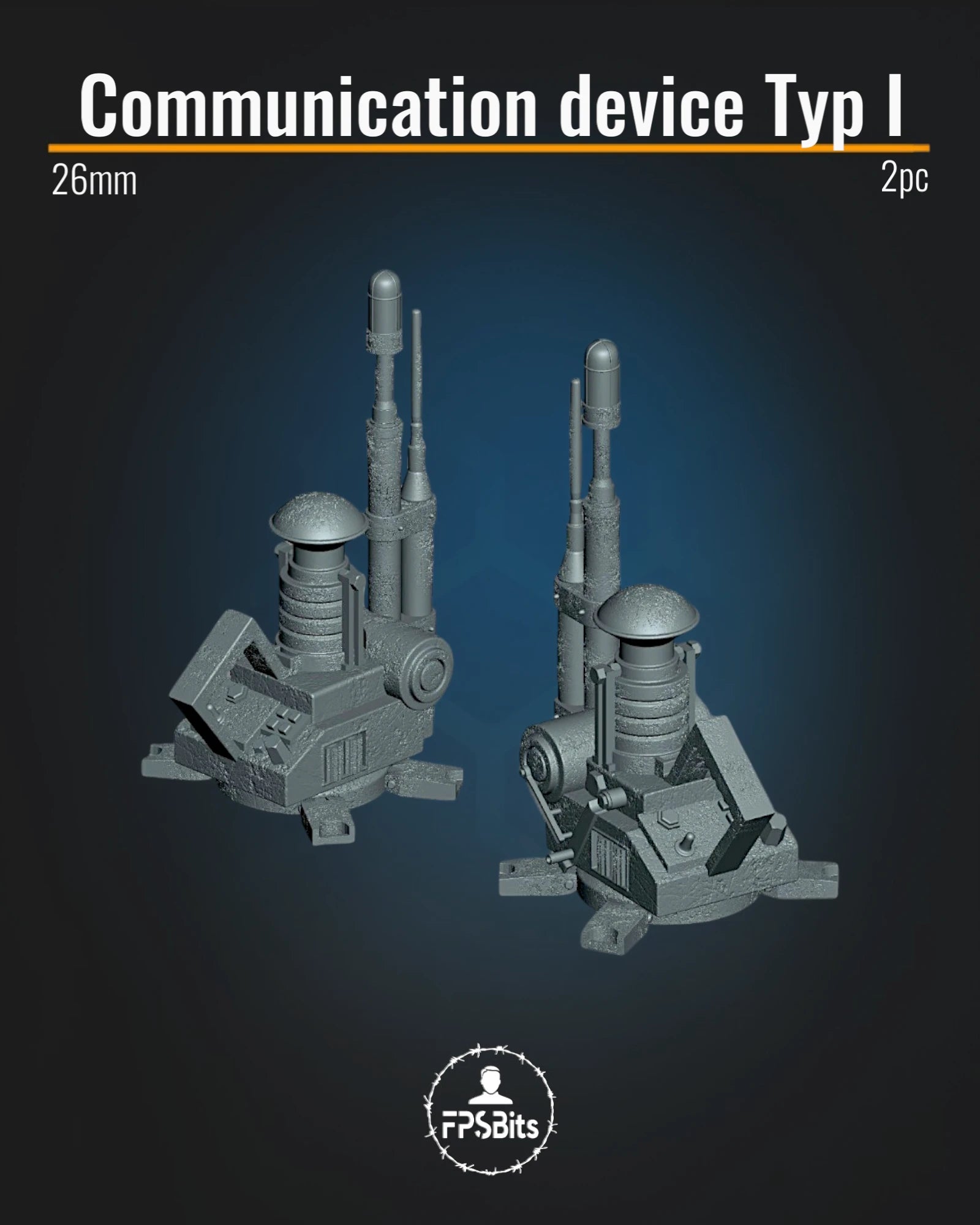 Sci-Fi Kommunikationsgerät Terrain Bit für Tabletop Dioramen und Miniaturen – FPSBits