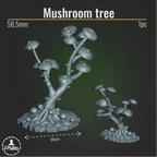 Pilz Baum Terrain Bits für Wald Bases und Tabletop Dioramen – FPSBits